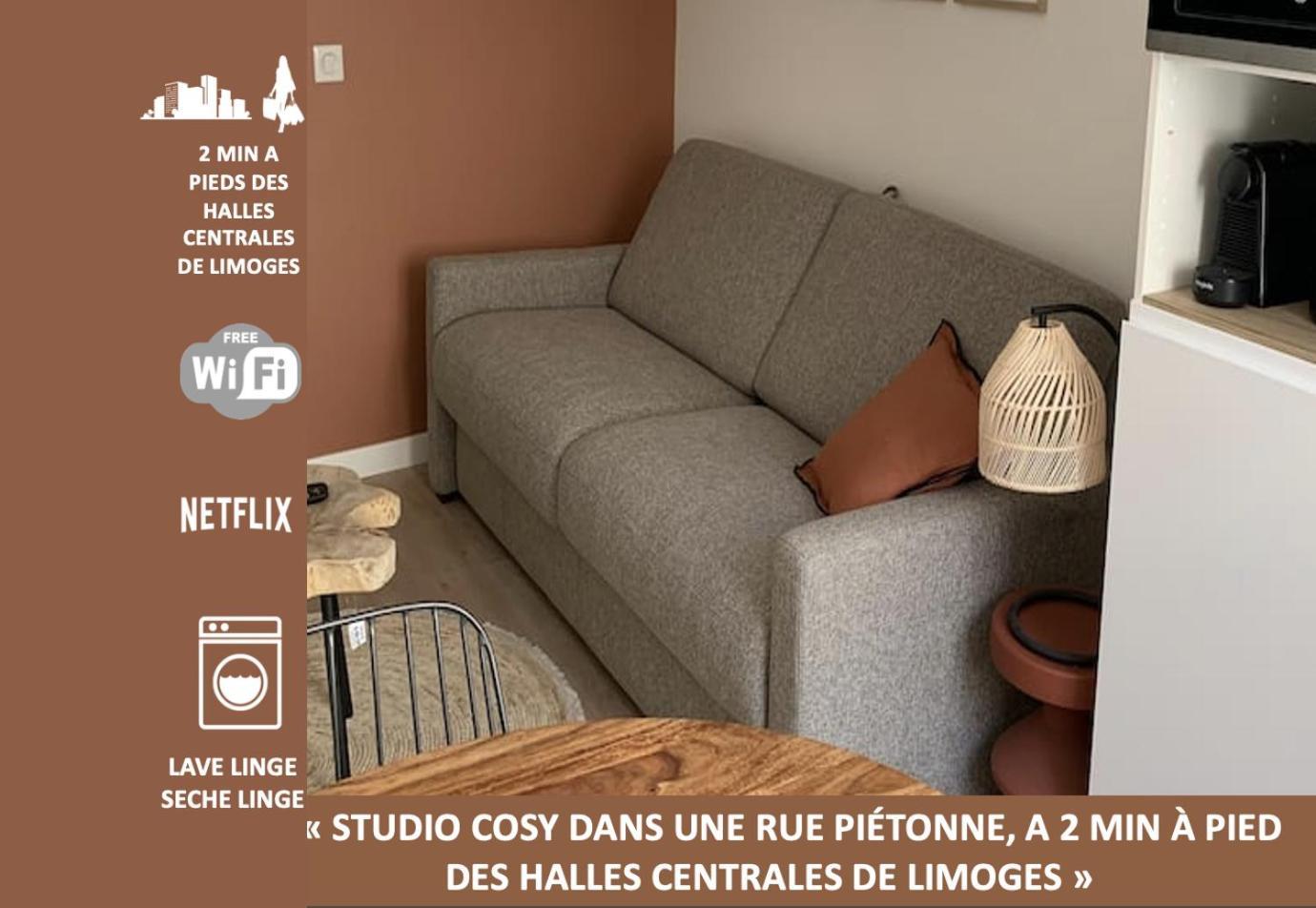 Magnifique Studio - En Hypercentre Et Rue Pietonne - 1Er Adrien Du Bouche Limoges Exteriör bild